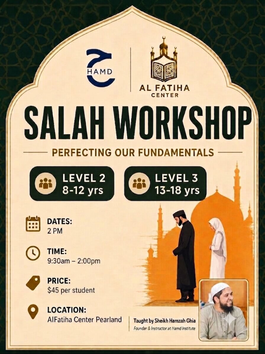 Salah Workshop flyer