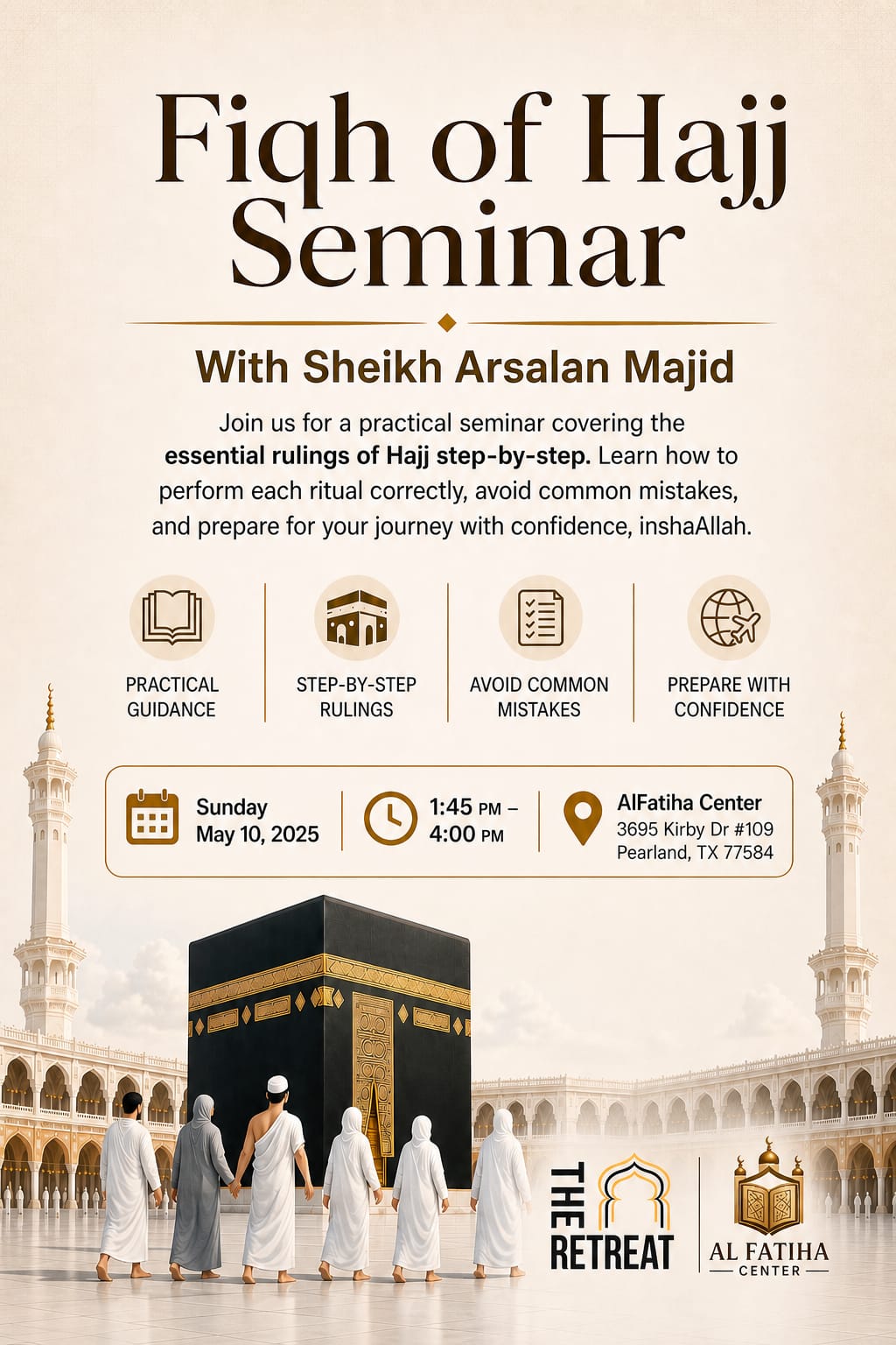 Fiqh of Hajj Seminar flyer
