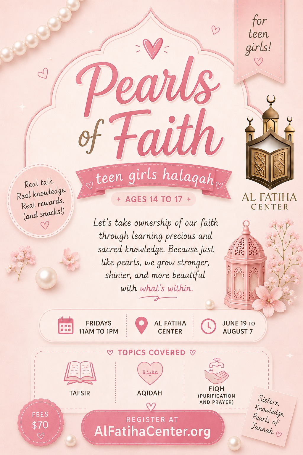 Pearls of Faith - Teen Girls Halaqa